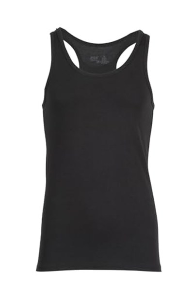 Erkek Siyah Modal Yumuşak Nefes Alabilen Sporcu Atlet (XXL, Siyah)