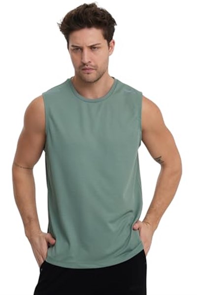 Erkek Spor Kolsuz T-Shirt, Reflektör Detaylı, Bisiklet Yaka