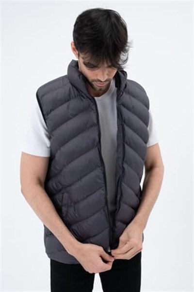 Erkek Su Geçirmez Şişme Yelek - Hafif ve Dayanıklı, Su İtici Özellikli, Fermuarlı Kapama - Waterproof-MM-288