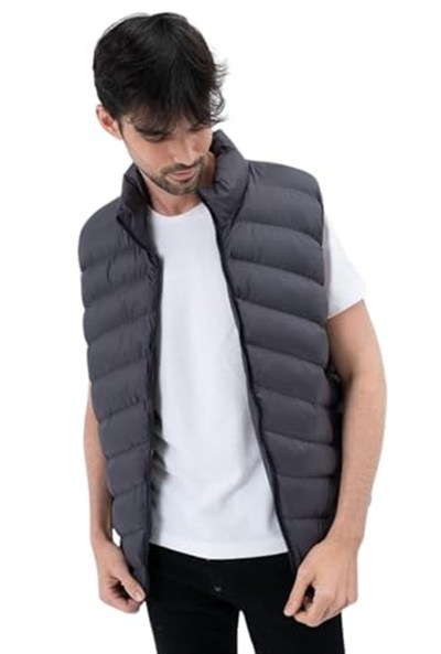 Erkek Su Geçirmez Şişme Yelek - Hafif ve Dayanıklı, Su İtici Özellikli, Fermuarlı Kapama - Waterproof-MM-288