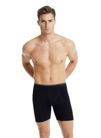 Erkek Tender Cotton Siyah Boxer C6T1N2O9