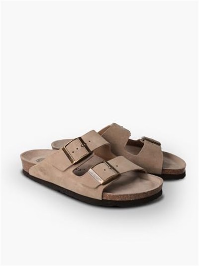 Erkek Terlik HAWAII G106000 Genuins Velour Taupe