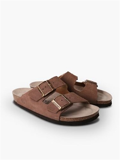 Erkek Terlik HAWAII G106020 Genuins Velour Terra