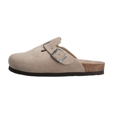 Erkek Terlik RIVA 105495 Genuins VELOUR Taupe