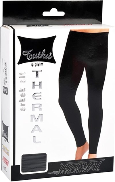 Erkek Termal Tayt Alt (siyah-GRI/XL-XXL)