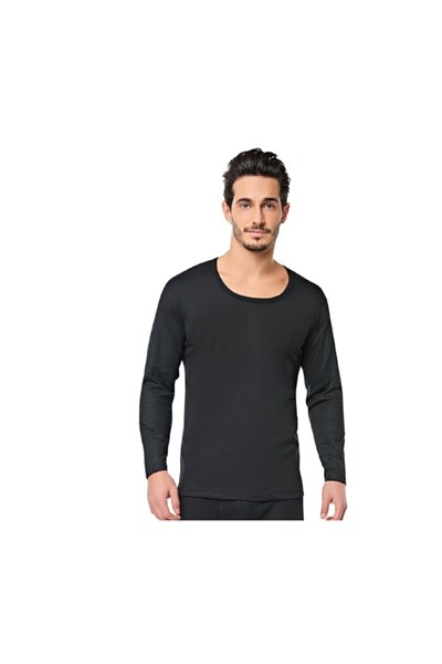 Erkek Üst Uzun Kol Termal - 0126 (siyah / 2XL)