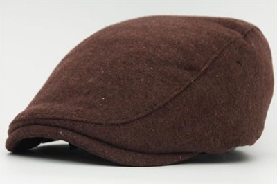 Erkek Yün Flat Cap Kasket Peaky Blinders Şapka