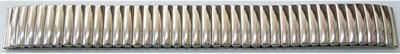 Esnek Yaylı Saat Kordonu Yaylı Metal Kordon 22mm Parlak Krom Esne