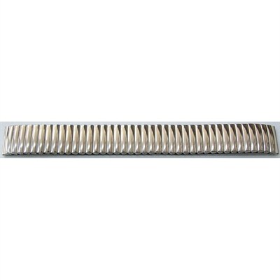 Esnek Yaylı Saat Kordonu Yaylı Metal Kordon 22mm Parlak Krom Esne