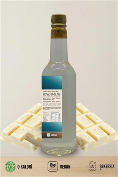 ESPERADO ŞEKERSİZ SUGAR FREE BEYAZ ÇİKOLATA AROMALI KAHVE &KOKTEYL ŞURUBU 750 ML
