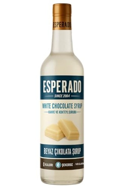 ESPERADO ŞEKERSİZ SUGAR FREE BEYAZ ÇİKOLATA AROMALI KAHVE &KOKTEYL ŞURUBU 750 ML