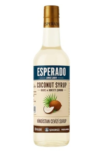 ESPERADO Şekersiz (Sugar Free) Hindistan Cevizi Aromalı Kahve & Kokteyl Şurubu - 750 ml