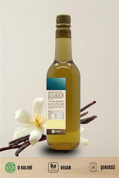 ESPERADO Şekersiz (Sugar Free) Vanilyalı Aromalı Kahve & Kokteyl Şurubu - 750 ml-