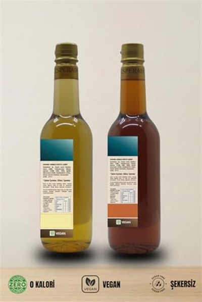 Esperado Vanilya * Karamel Aromalı Kahve Şurubu - 2 Li Set - Şekersiz - 750 ml X 2 AD.