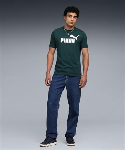 Ess No. 1 Logo Erkek Bordo Günlük Stil T-Shirt 68253396
