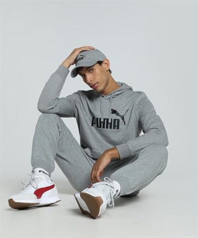 Ess No.1 Logo Hoodie Erkek Kırmızı Günlük Stil Sweatshirt 68257211