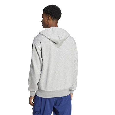 Essentials 3-Stripes French Terry Erkek Gri Günlük Stil Sweatshirt JD1871