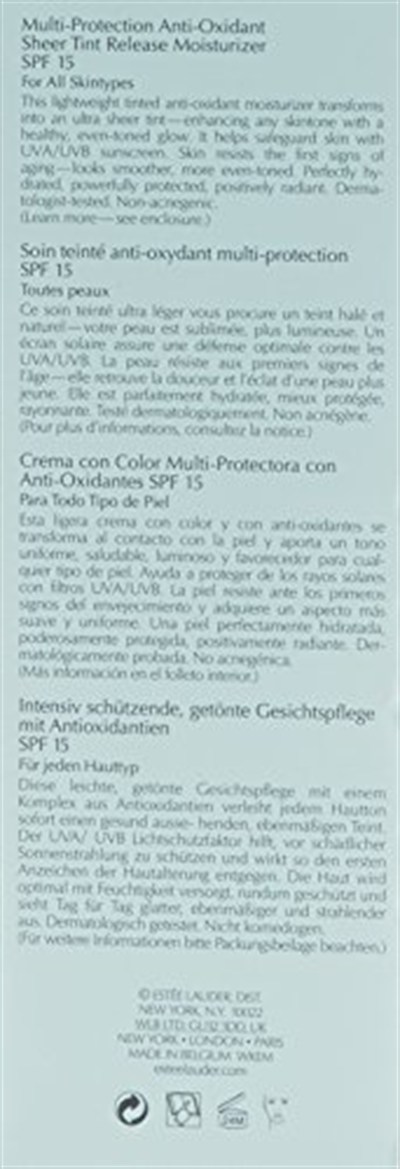 Estee Lauder Daywear Sheer Tint SPF15 Renkli Nemlendirici 50 ml