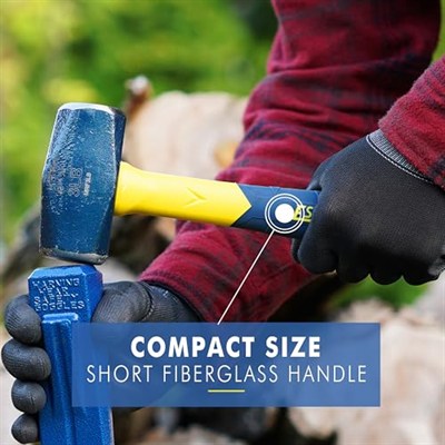 ESTWING Sure Strike Delme/Çatlak Çekiç - Fiberglas Saplı ve Kaymaz Minder Kavramalı 1,4 kg Kızak - MRF3LB
