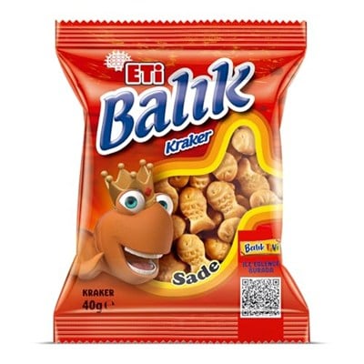 Eti Balık Kraker 40 g x 16 Adet