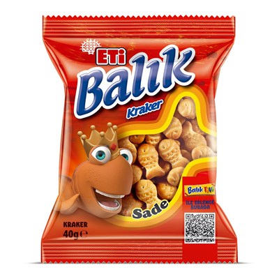 Eti Balık Kraker 40 g x 16 Adet