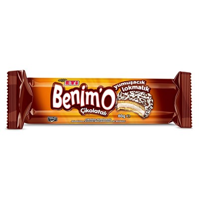 Eti Benimo Lokmalık Çikolatalı Bisküvi 80 g x 18 Adet