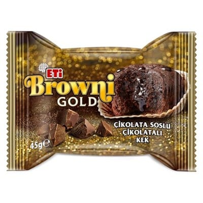 Eti Browni Gold Çikolata Soslu Çikolatalı Kek 45 g
