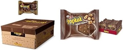 Eti Browni Gold Çikolata Soslu Kek 45 g x 24 Adet ve Eti Topkek Fındıklı Kakaolu Kek 35 g x 24 Adet
