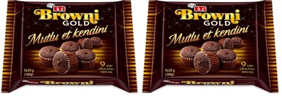 Eti Browni Gold Mini Çikolatalı Kek 180 g 2li paket