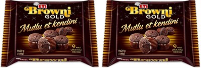 Eti Browni Gold Mini Çikolatalı Kek 180 g 2li paket