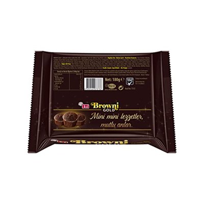 Eti Browni Gold Mini Çikolatalı Kek 180 g 2li paket