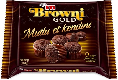 Eti Browni Gold Mini Çikolatalı Kek 180 g