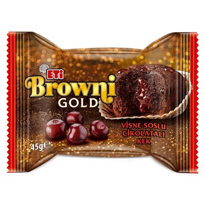 Eti Browni Gold Vişne Soslu Çikolatalı Kek 45 g x 24 Adet
