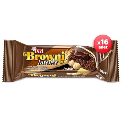 Eti Browni Intense Fındıklı 48 g x 16 Adet