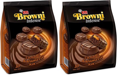 Eti Browni Intense Mini Karamelli Kek 160 g 2li paket