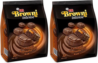 Eti Browni Intense Mini Karamelli Kek 160 g 2li paket