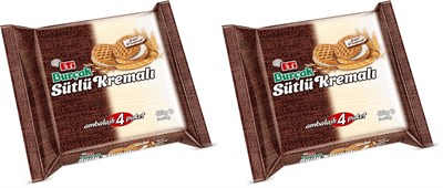 Eti Burçak Kremalı Bisküvi 4lü 400 g 2li paket