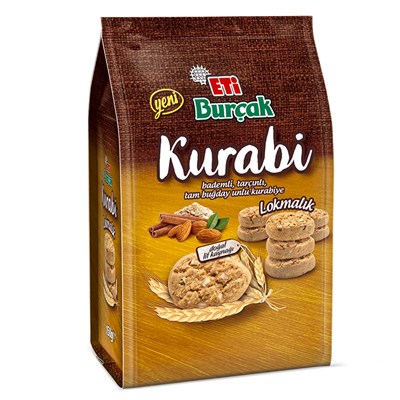 Eti Burçak Kurabi Torba Bademli 150 g x 12 Adet
