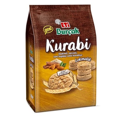 Eti Burçak Kurabi Torba Bademli 150 g x 12 Adet
