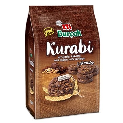 Eti Burçak Kurabi Torba Kakaolu 150 g x 12 Adet
