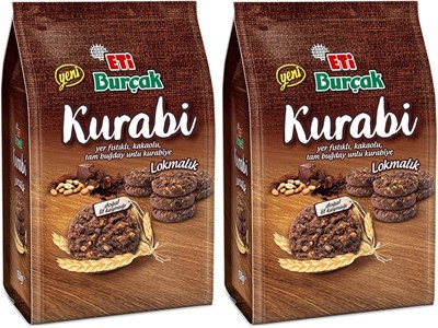 Eti Burçak Kurabiye Kakaolu 150 g 2li paket