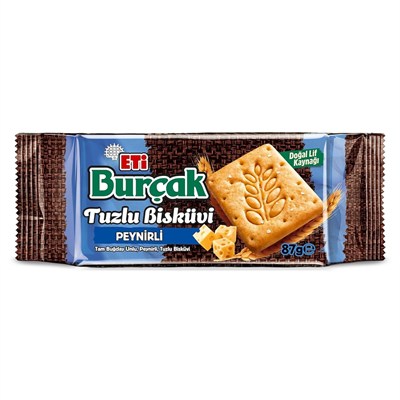 Eti Burçak Tam Buğday Unlu Peynirli Tuzlu Bisküvi 87 Gram