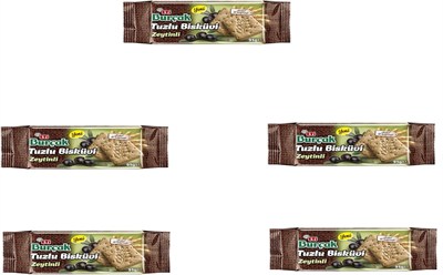 Eti Burçak Tuzlu Zeytinli Bisküvi 91 g 5li paket