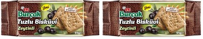 Eti Burçak Tuzlu Zeytinli Bisküvi 91 g 2li paket