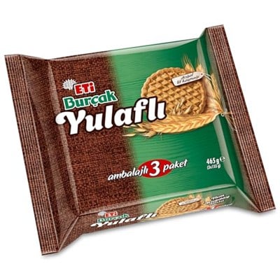 Eti Burçak Yulaflı Bisküvi 3lü 465 g