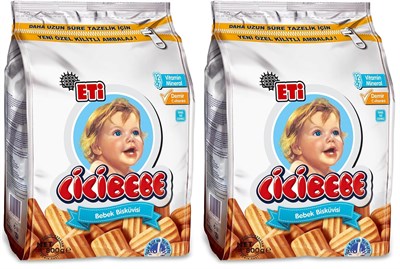 Eti Cicibebe B08NDFBJ2N (Pack of 2) - Seçenekler: 800 g, 800 g (2 paketi)