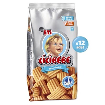Eti Cicibebe Bisküvi 212 g x 12 Adet