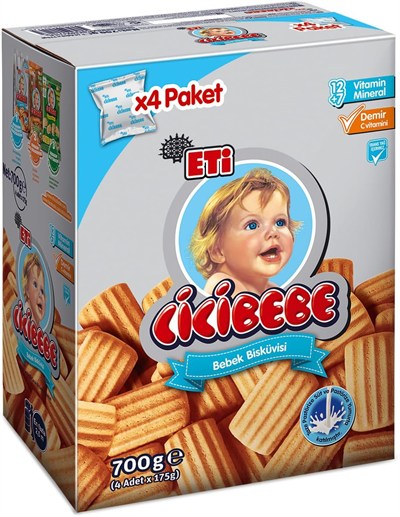 Eti Cicibebe Bisküvi 700 g x 1 Adet