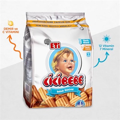Eti Cicibebe Bisküvi 800 g