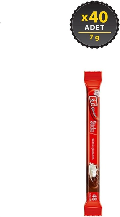 Eti Çikolata Sticks Sütlü Çikolata 7 Gr X 40 Adet